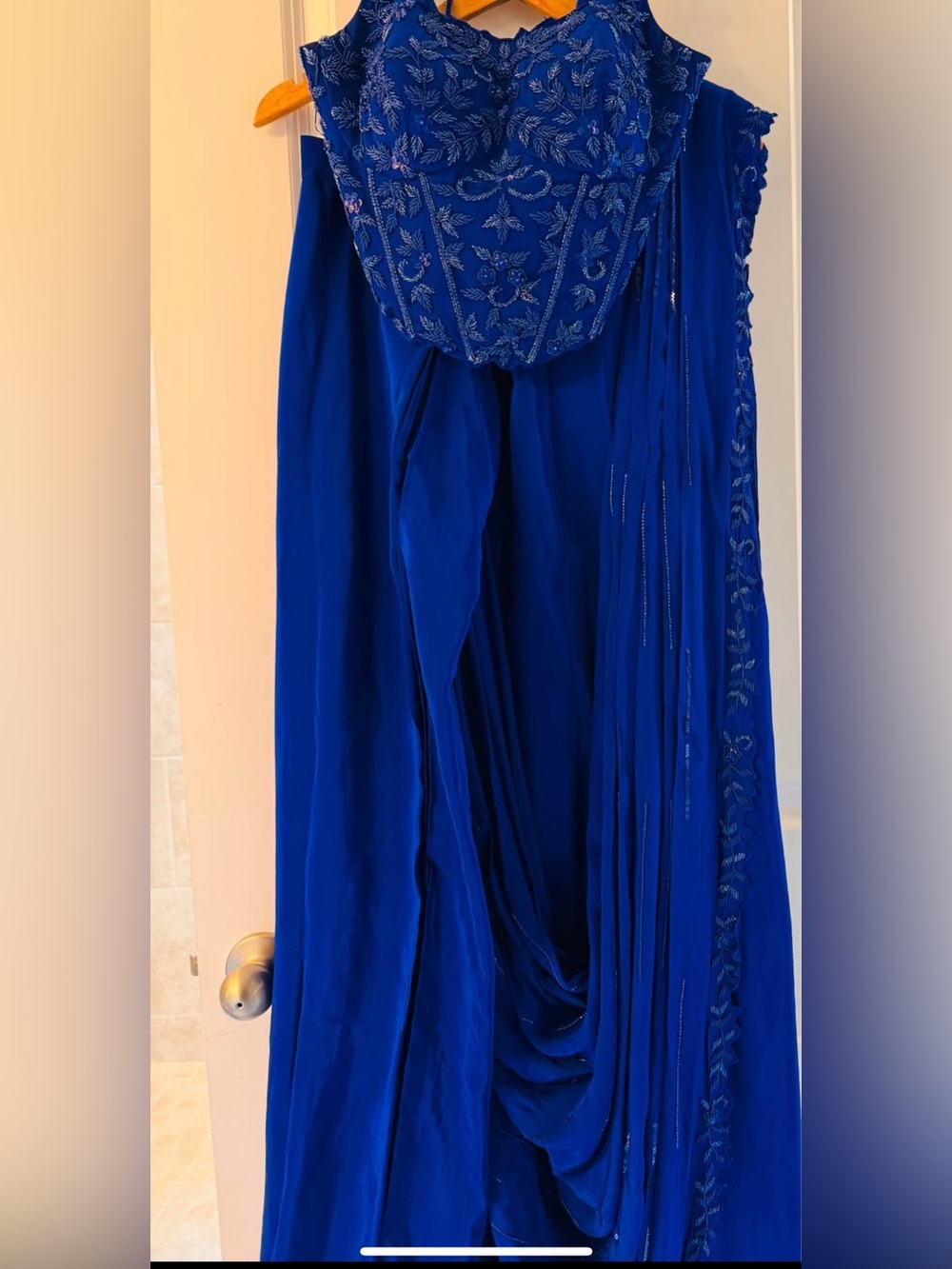 Corset Pure Silk Pre Drape Saree